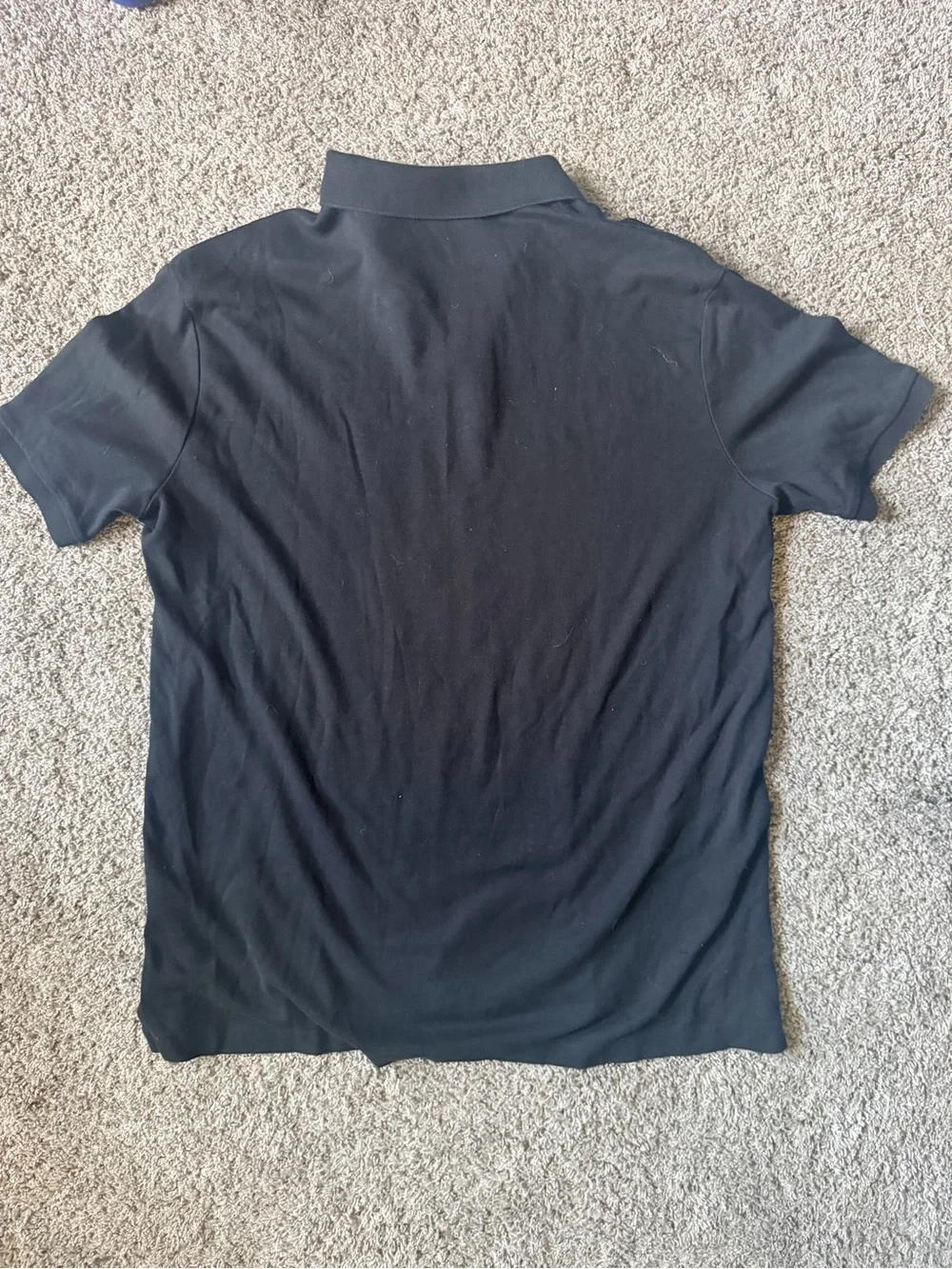 Ralph Lauren Black Polo with Red Pony Logo